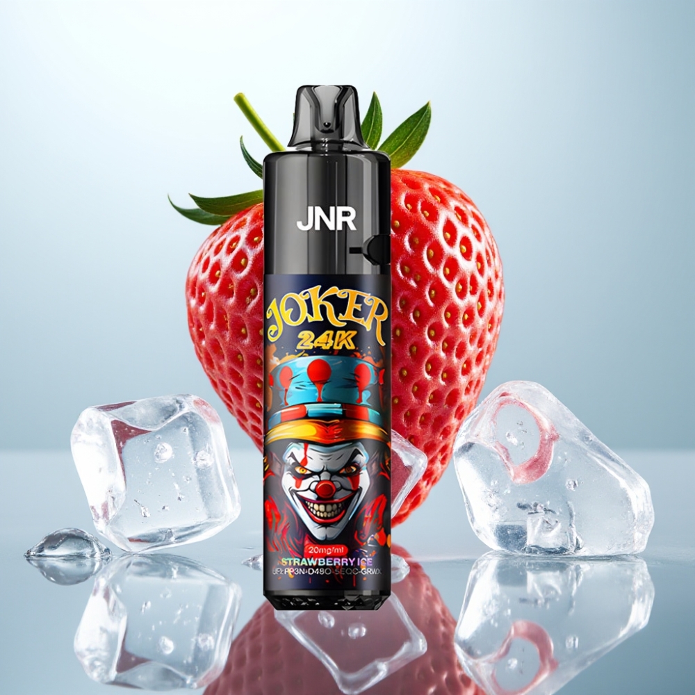 JNR Joker 24K Puffs Refillable 800mAh Type-C Zemeņu Ledus