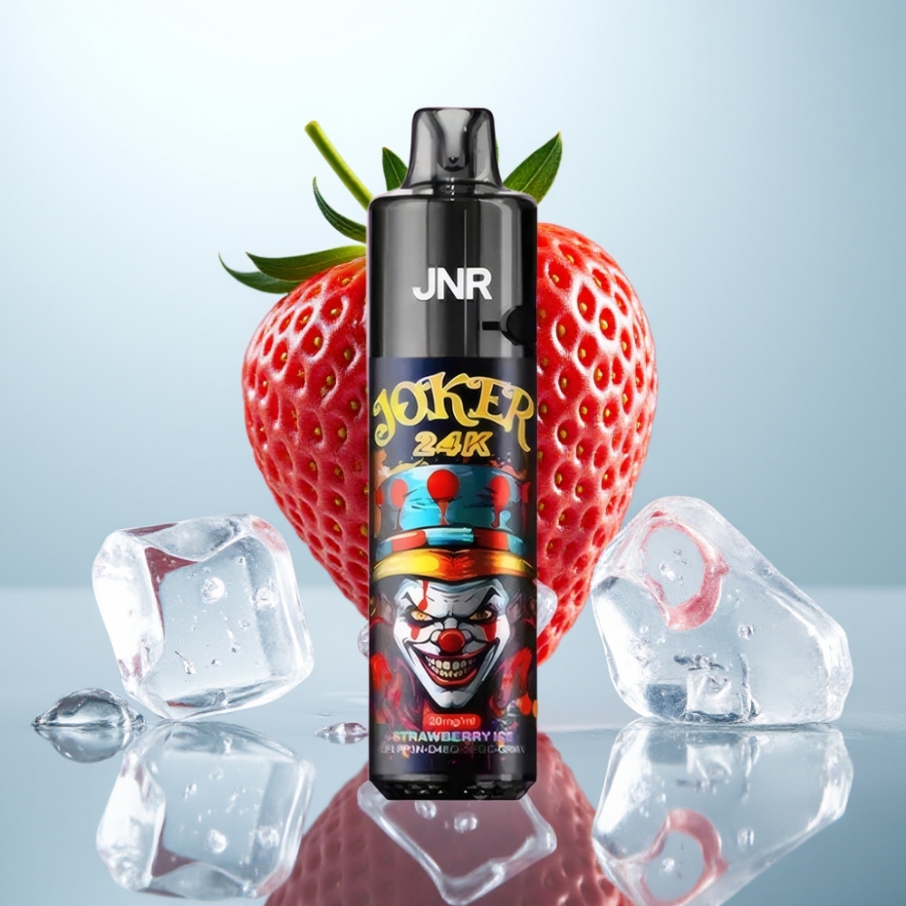 JNR Joker 24K Puffs Refillable 800mAh Type-C Zemeņu Ledus