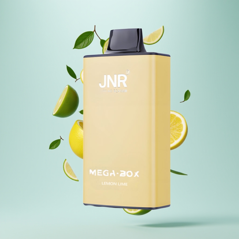JNR Mega Box 25000 Pūfu Disposable Vape Citrons & Laims