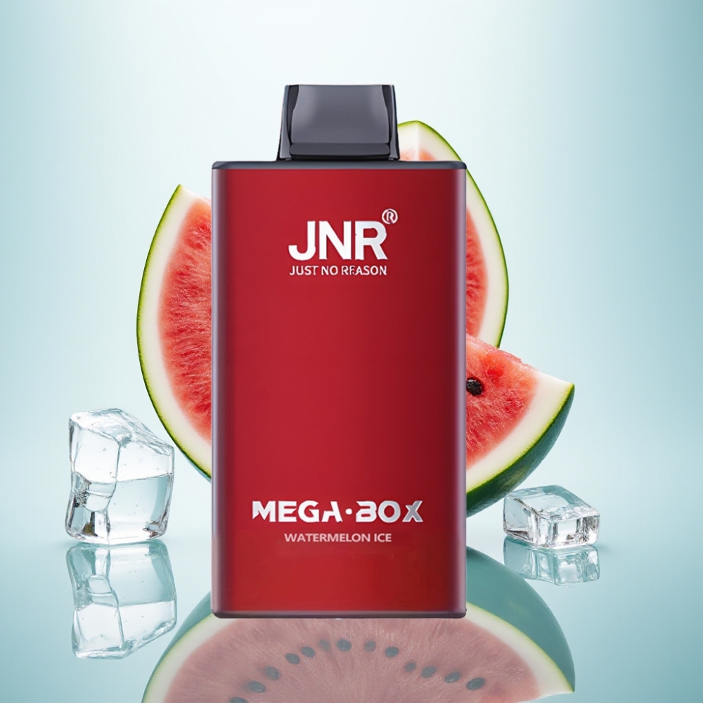 JNR Mega Box 25000 Pūšu Disposable Vape Arbūzu Ledus, 30ml, 850mAh, 2% Nikotīns