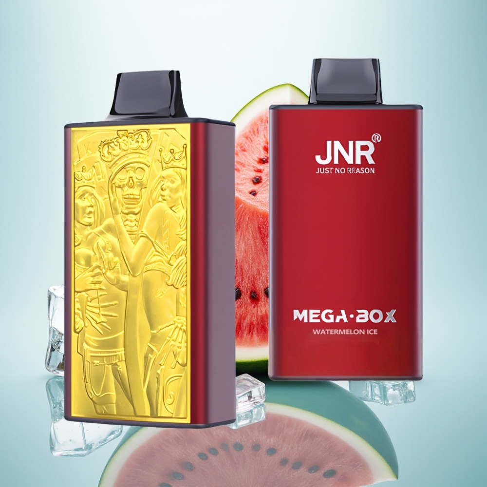 JNR Mega Box 25000 Pūšu Disposable Vape Arbūzu Ledus, 30ml, 850mAh, 2% Nikotīns