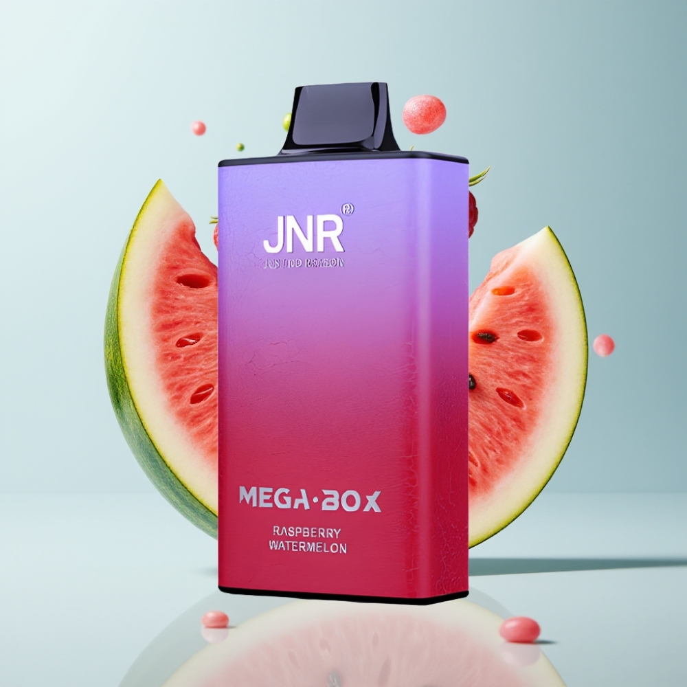 JNR Mega Box 25000 Puffs Disposable Vape Avenes Arbūzs