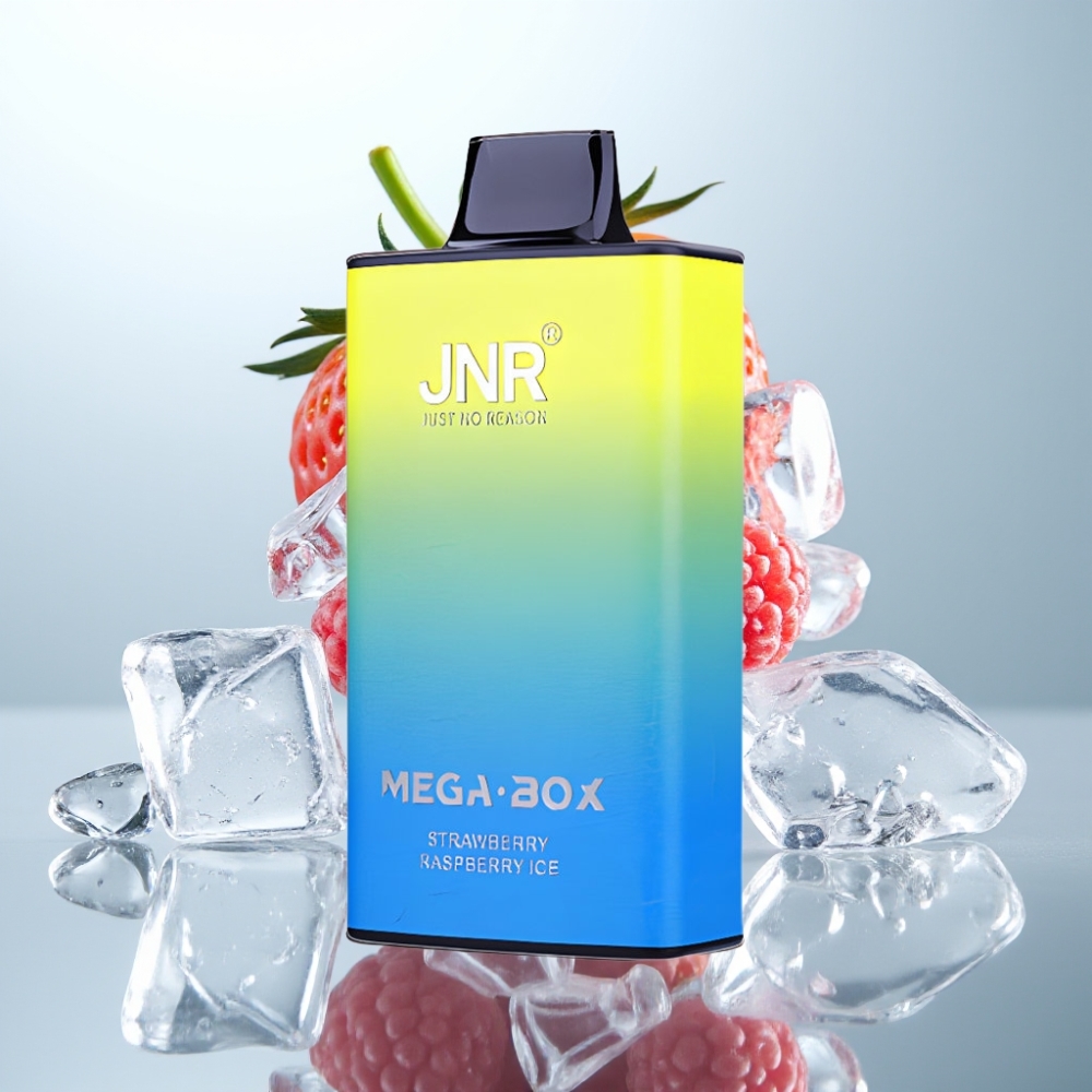 JNR Mega Box 25000 Puffs Disposable Vape Zemeņu Aveņu Ledus, 30ml, 850mAh