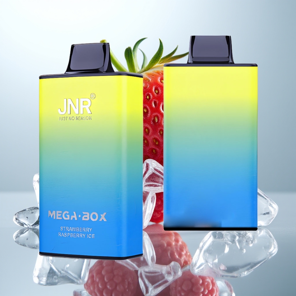 JNR Mega Box 25000 Puffs Disposable Vape Zemeņu Aveņu Ledus, 30ml, 850mAh