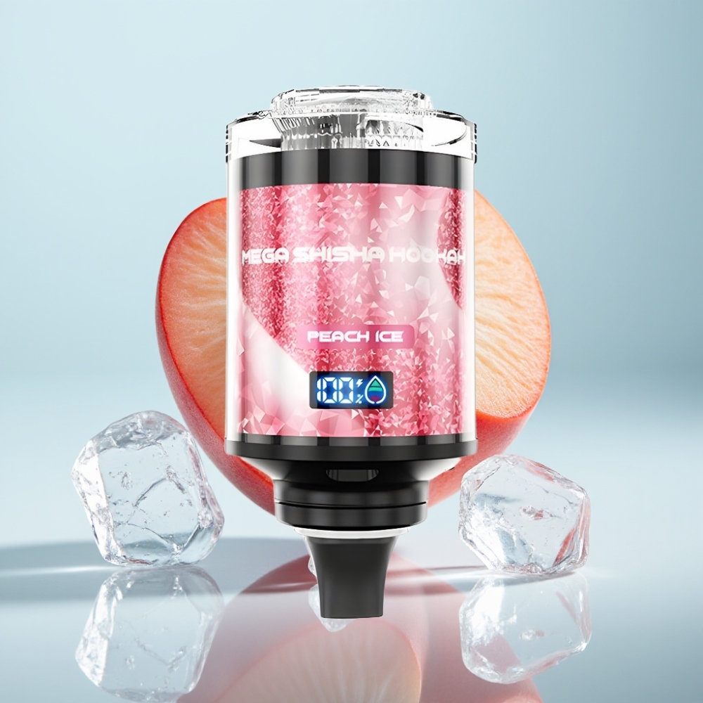 JNR Mega Shisha 100K Desktop, Persiku Ledus, 60ml, 2200mAh, Type-C