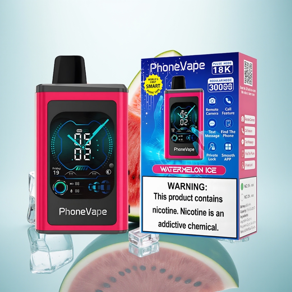 JNR PhoneVape 30000 puffs, Arbūzu Ledus, 850mAh, Type-C, Turbo Režīms, 2%/5% nikotīns