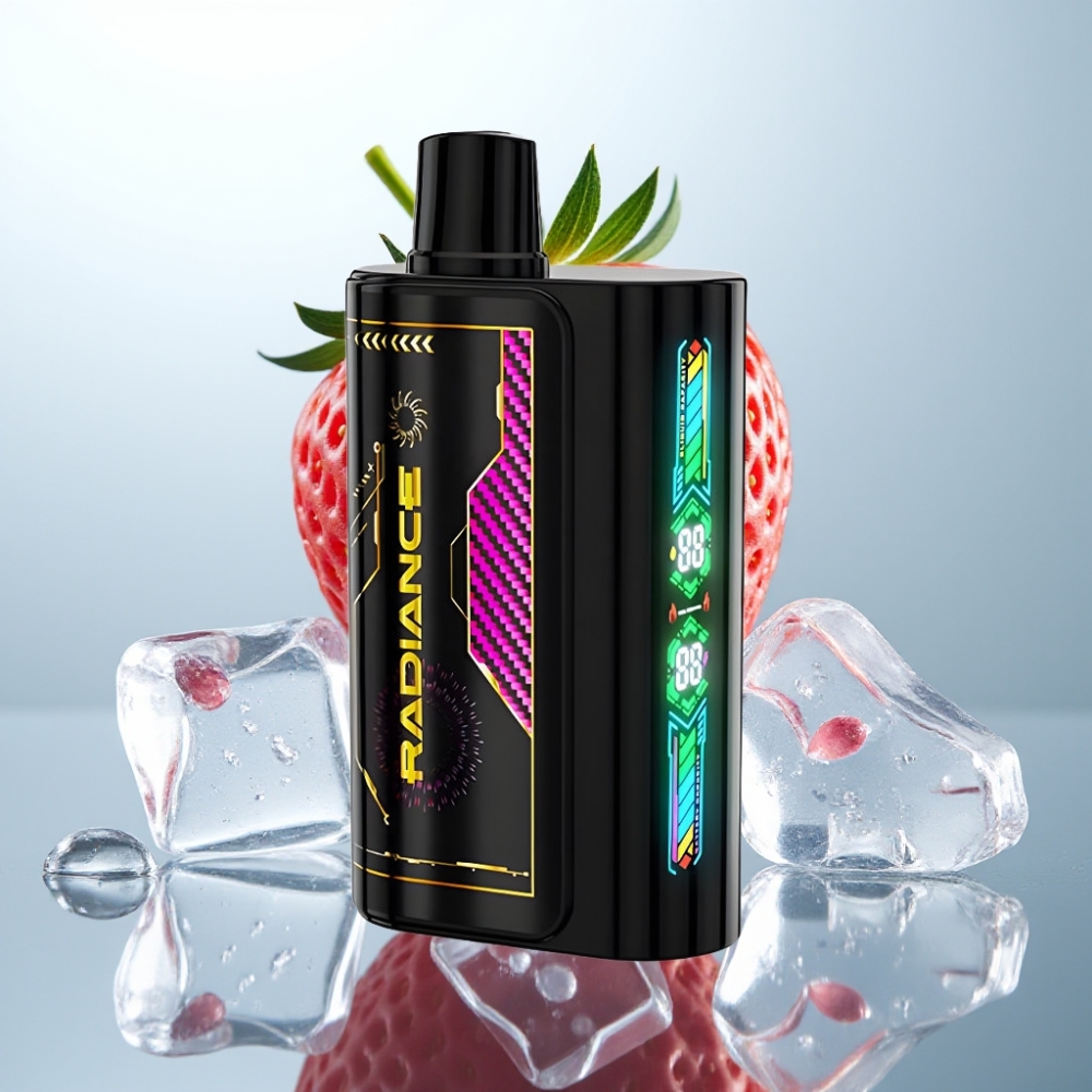 JNR Radiance 31000 Pūfu, 28ml, 950 mAh, Zemeņu Ledus Disposable Vape