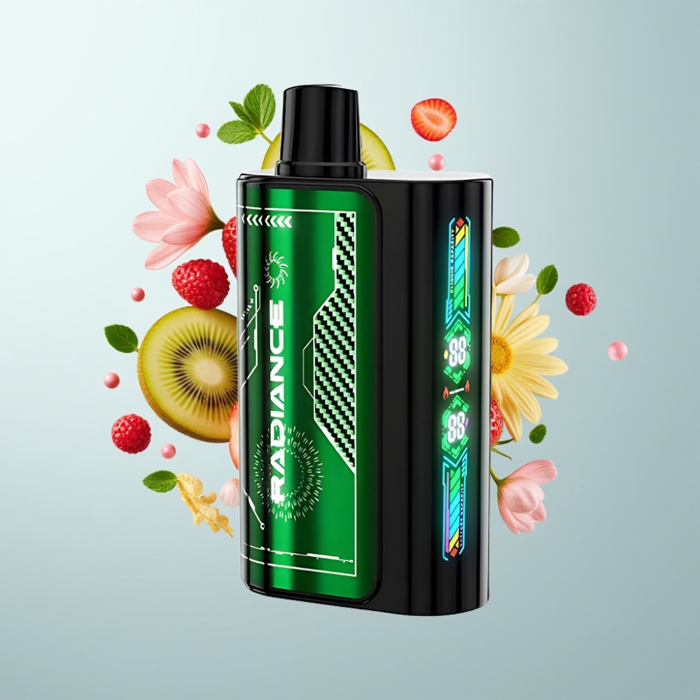 JNR Radiance 31000 Puffs 28ml, 950mAh, Type-C, ZEMENE-KĪVIJA