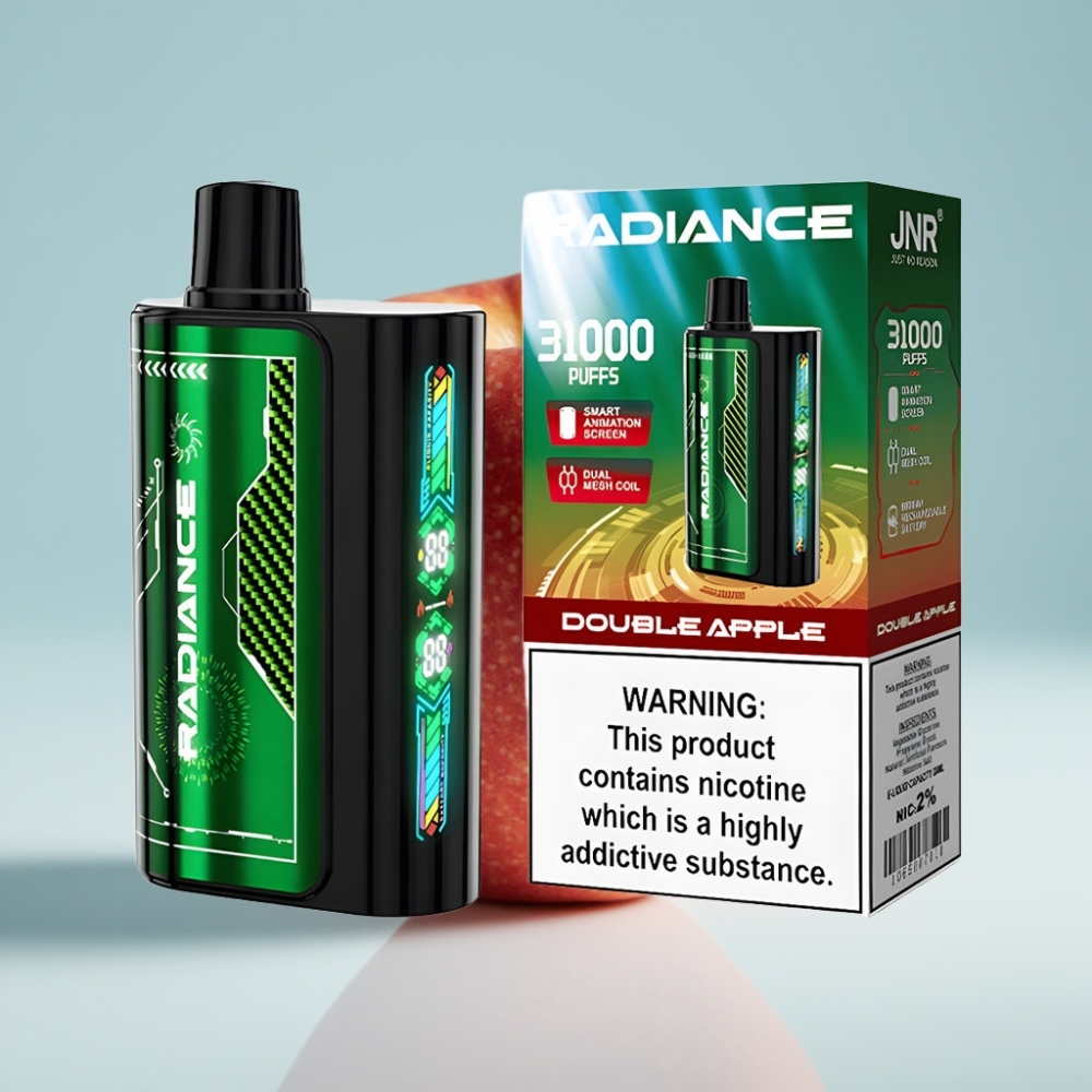 JNR Radiance 31000 Puffs Disposable Vape DUBLĀĀBOLŠ 28ml 2% Nikotīns