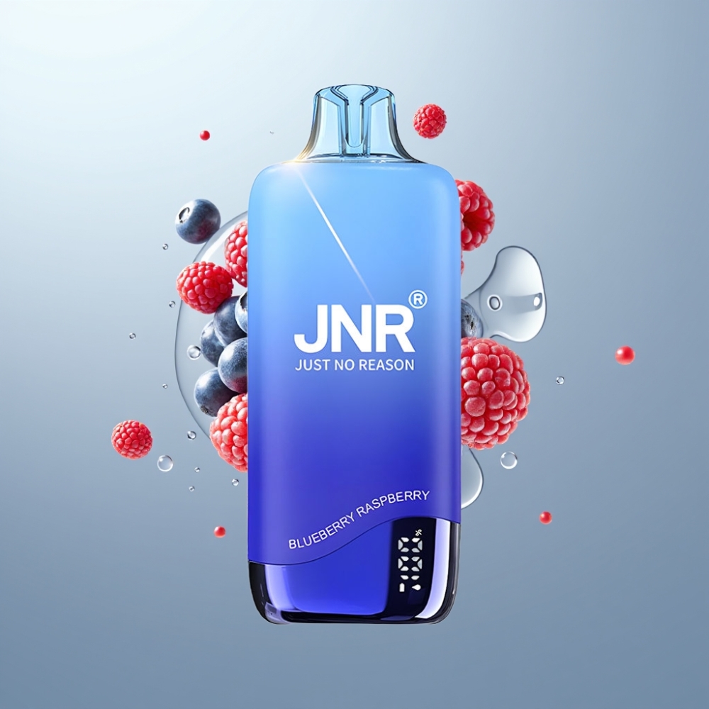 JNR Rainbow 10500 Pūti Disposable Vape Zilenes Aveņu Garša, 18ml, 5% Nikotīna