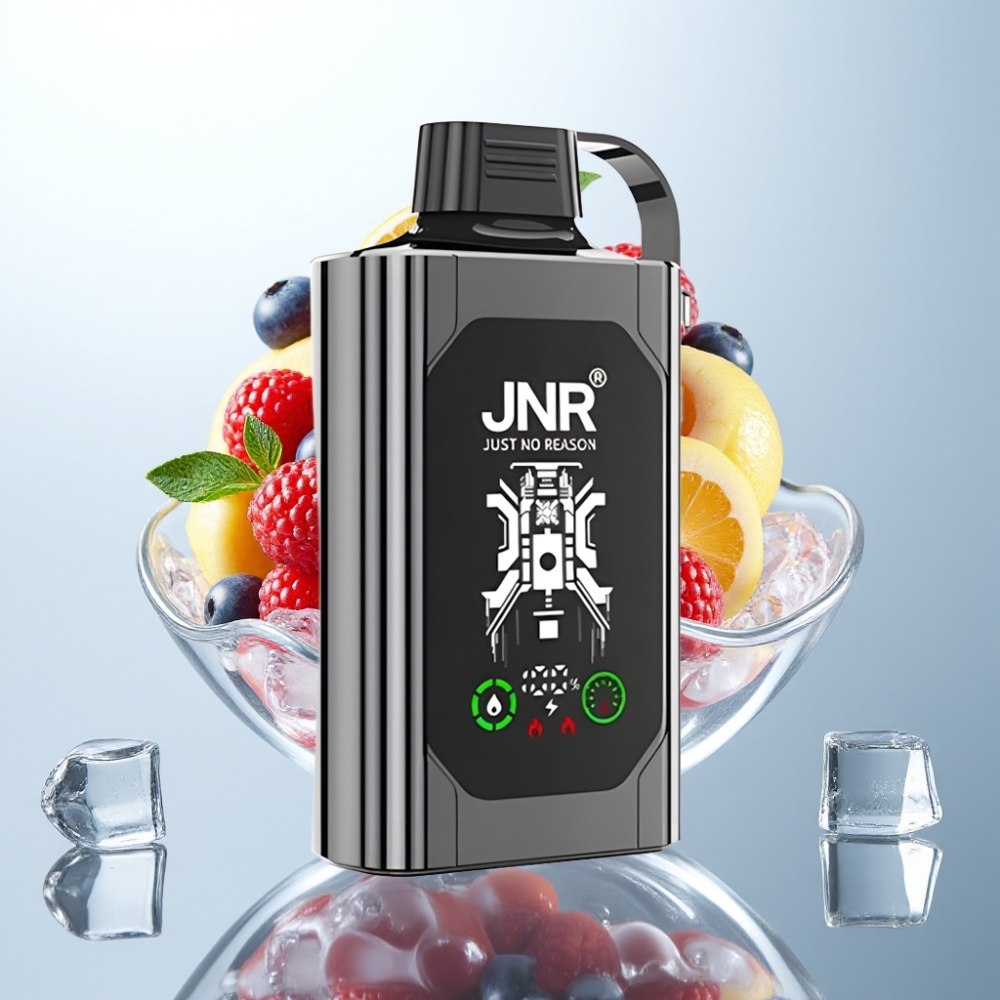 JNR Shisha Hookah Box 20500 Puffs Disposable Vape Mixed Berry Ice, 25ml, 1000mAh, Type-C