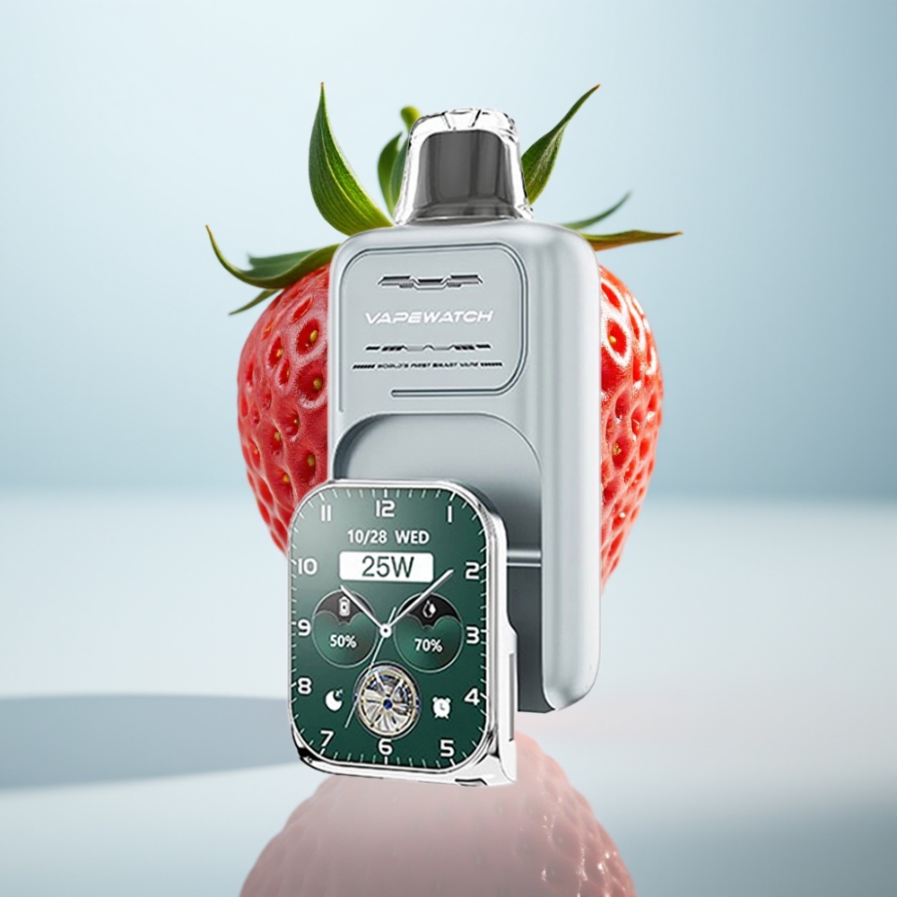 JNR VapeWatch 30000 Puffs 19mL 5% Zemeņu Ledus Disposable Vape