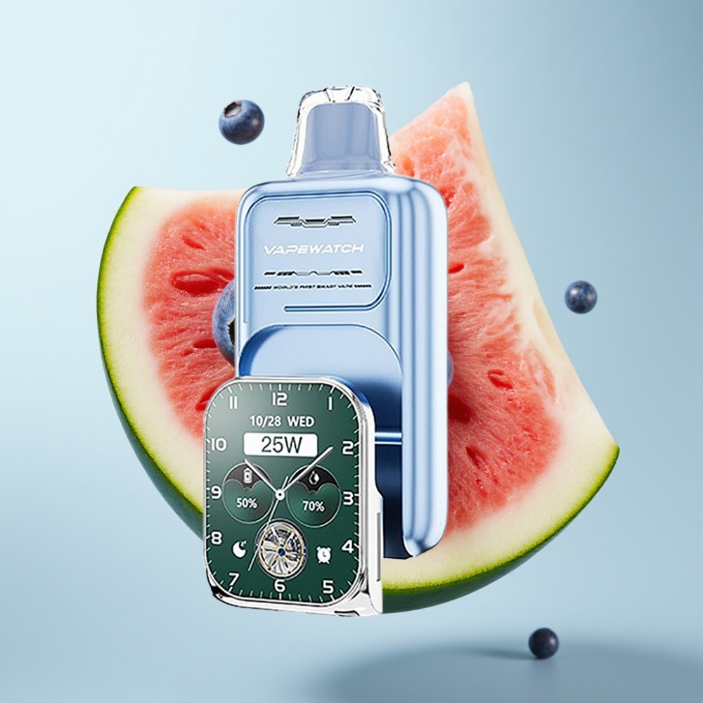 JNR VapeWatch 30000 Puffs 19mL 5% Zilā Okeāna Arbūzs