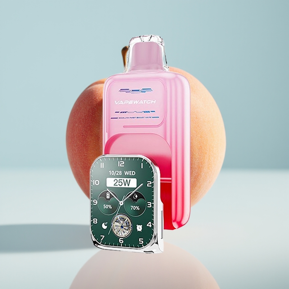 JNR VapeWatch 30000 Puffs Disposable Vape Džordžijas Persiks 1000mAh Type-C