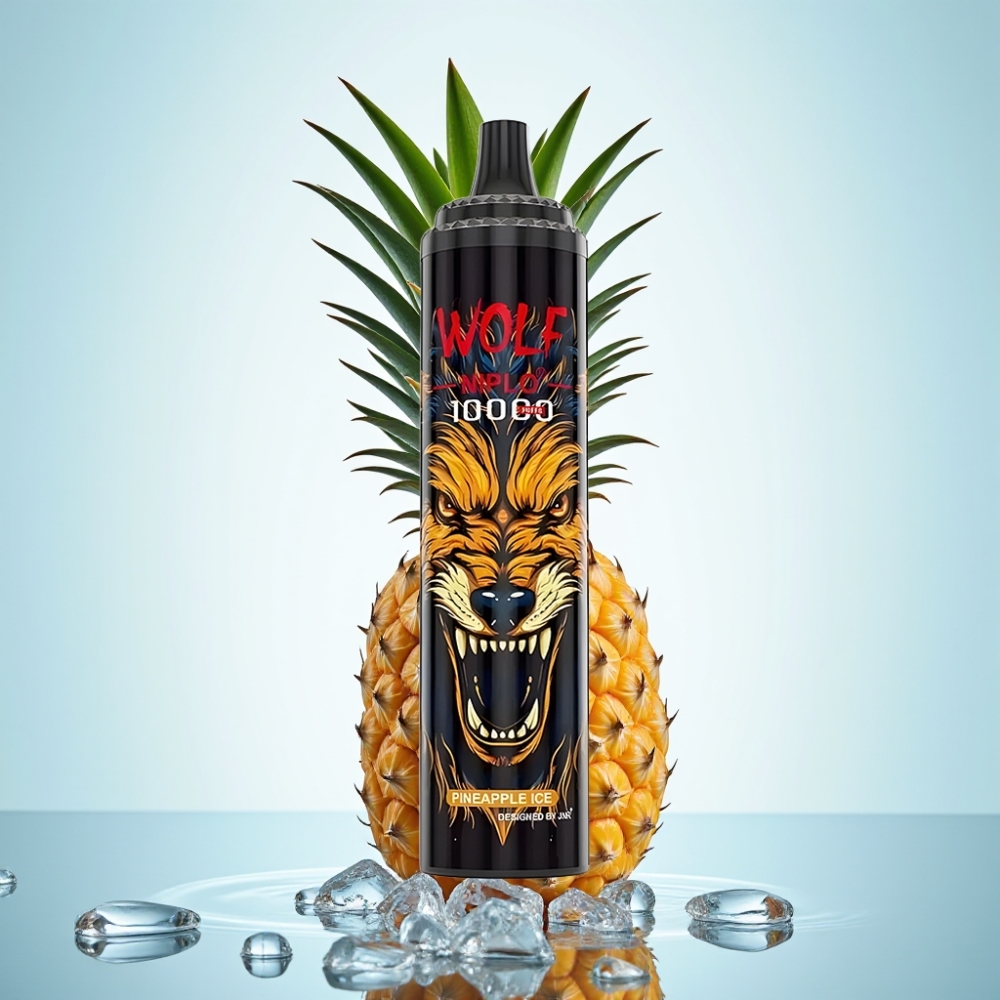 JNR Wolf Niplo 10000 Puffs Disposable Ananāsu Ledus 20ml 5%