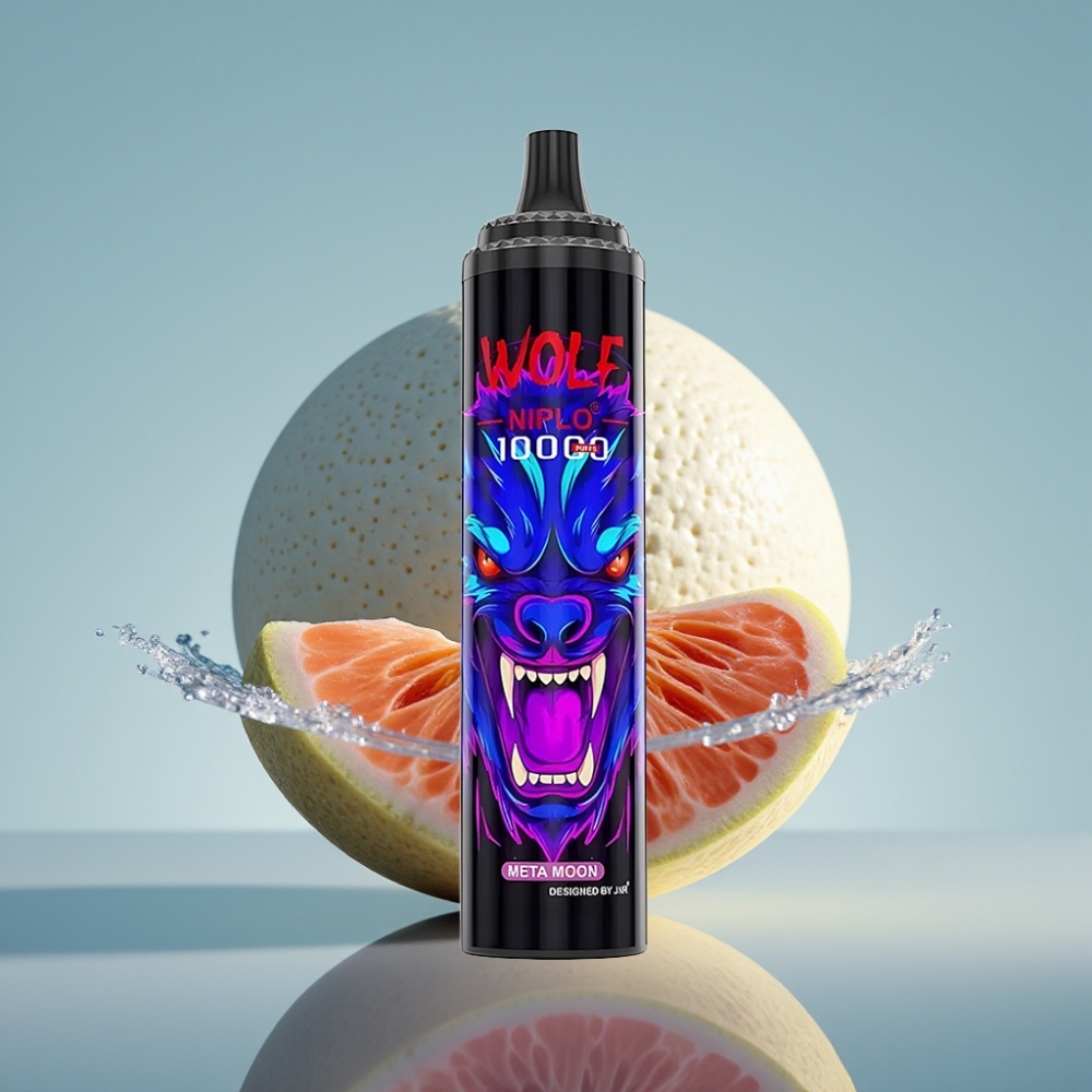 JNR Wolf Niplo 10000 Puffs Disposable Vape Meta Moon, 20ml, 5%, Type-C