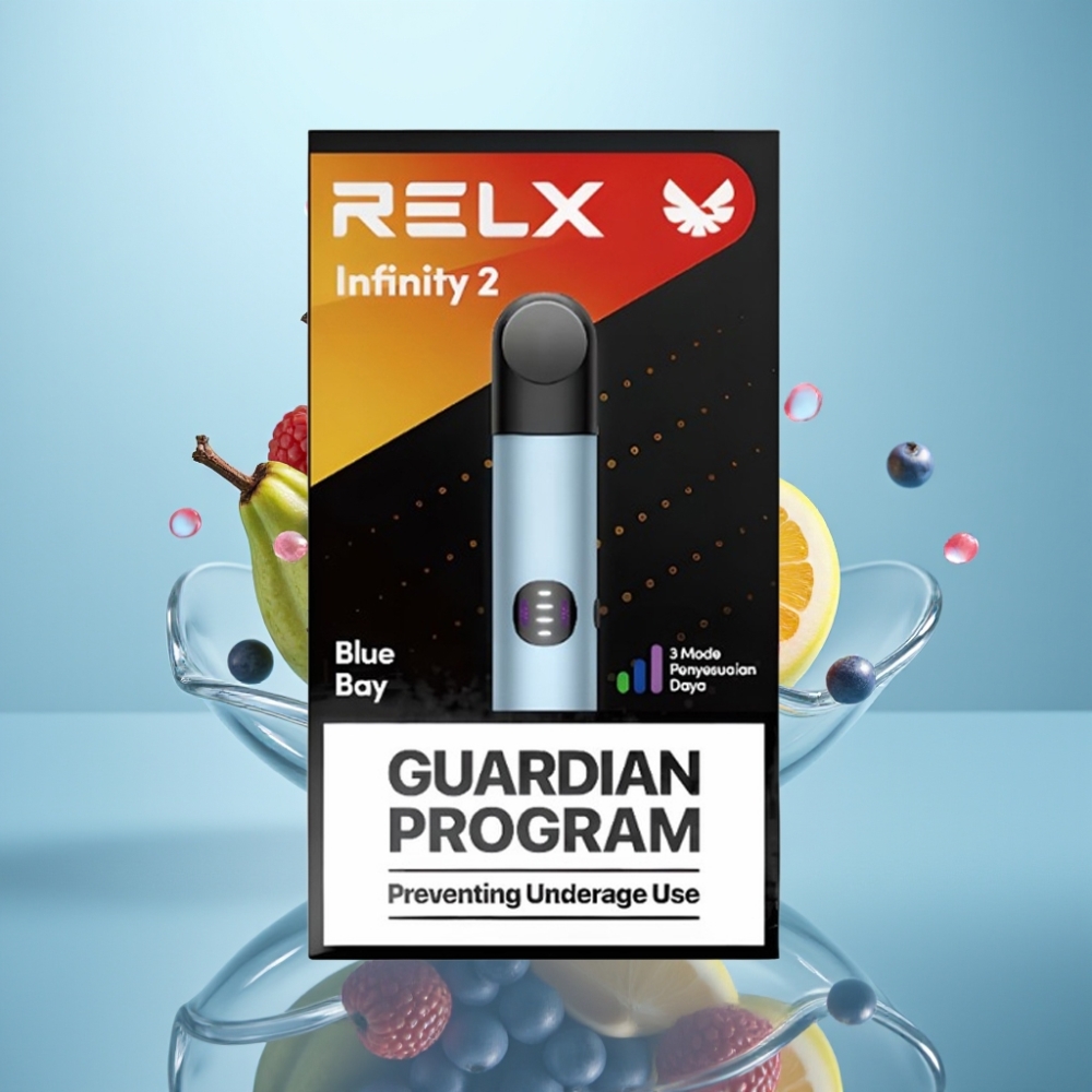 RELX Infinity 2 Vape ierīce Zila, 1,9 ml, 440mAh, USB-C