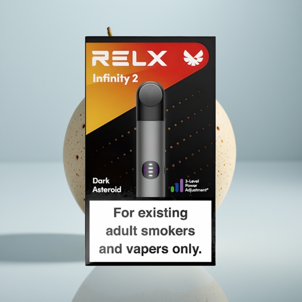 Relx Infinity 2 Vape ierīce, 1,9 ml, 440mAh, 3 režīmi, pelēks