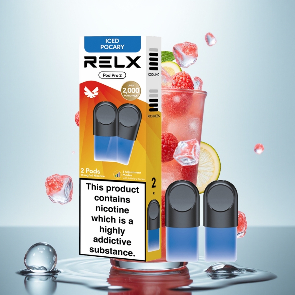 RELX Pod Pro 2 1,8% Nikotīna 1,9ml Ledus Pocary