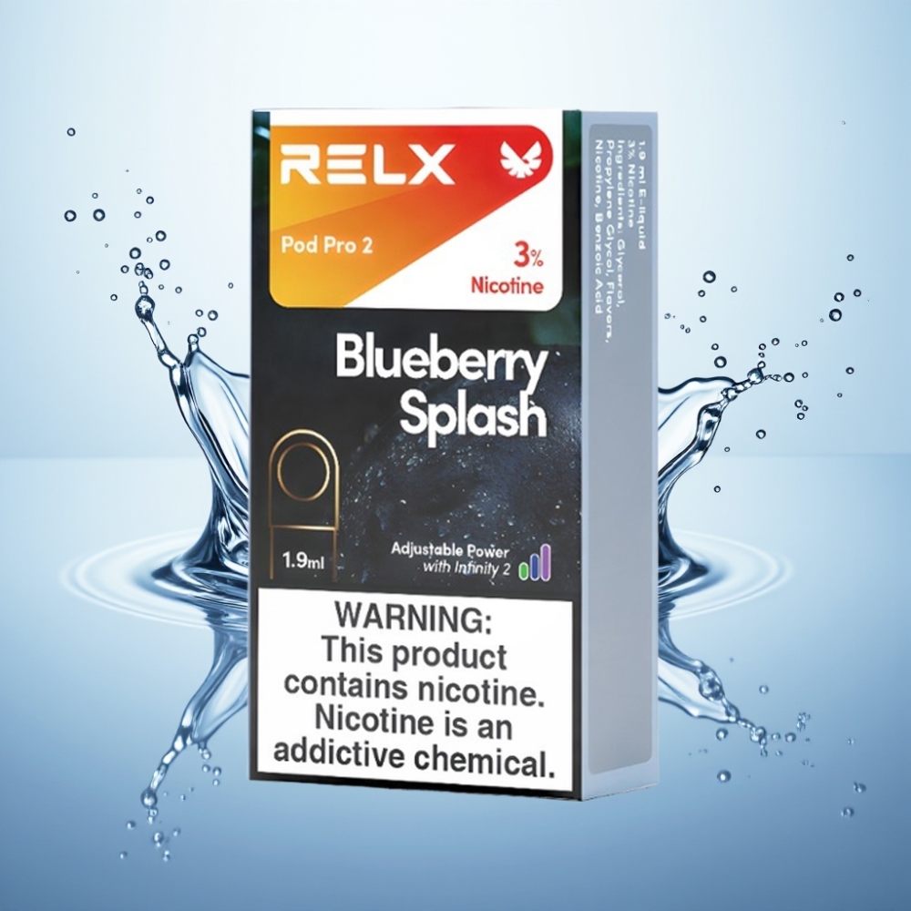 RELX Pod Pro 2 3% 1.9ml Blueberry Splash 600 puffs