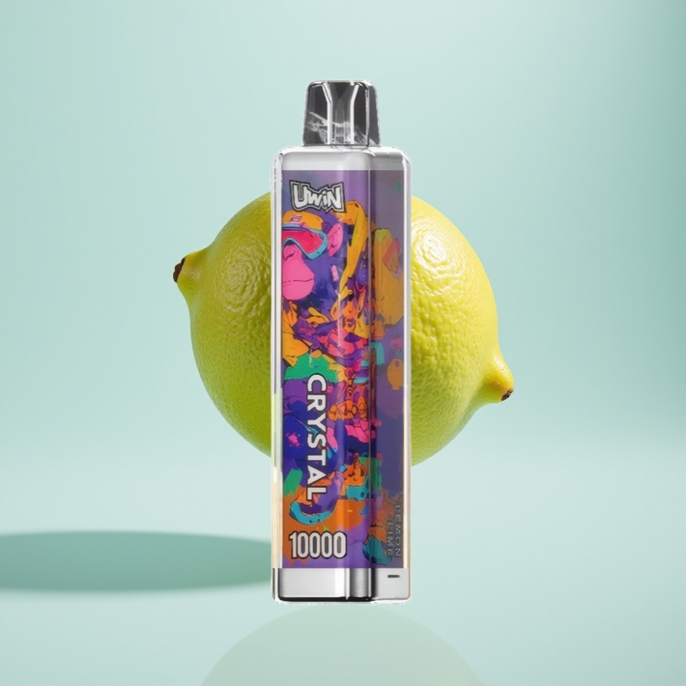 UWIN Crystal 10000 Puffs Disposable Vape Citrons Laimes (18ml, RGB)