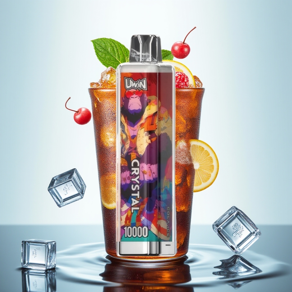 UWIN Crystal 10000 Puffs Disposable Vape Cola Ice, 18ml, 650mAh, RGB