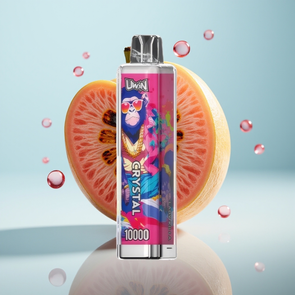 UWIN Crystal 10000 Puffs Disposable Vape Lady Killa, 18ml, 0.8Ω, RGB