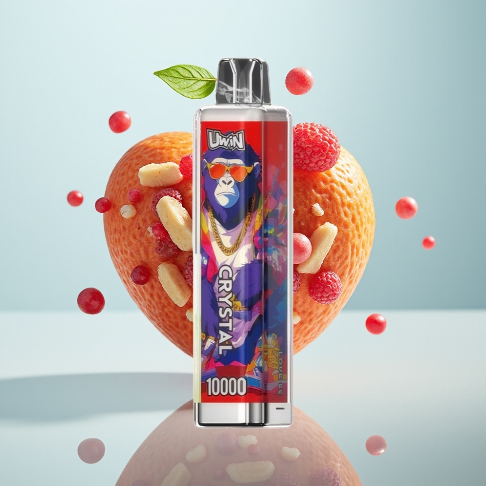 UWIN Crystal 10000 Puffs Disposable Vape Love 66, 18ml, RGB