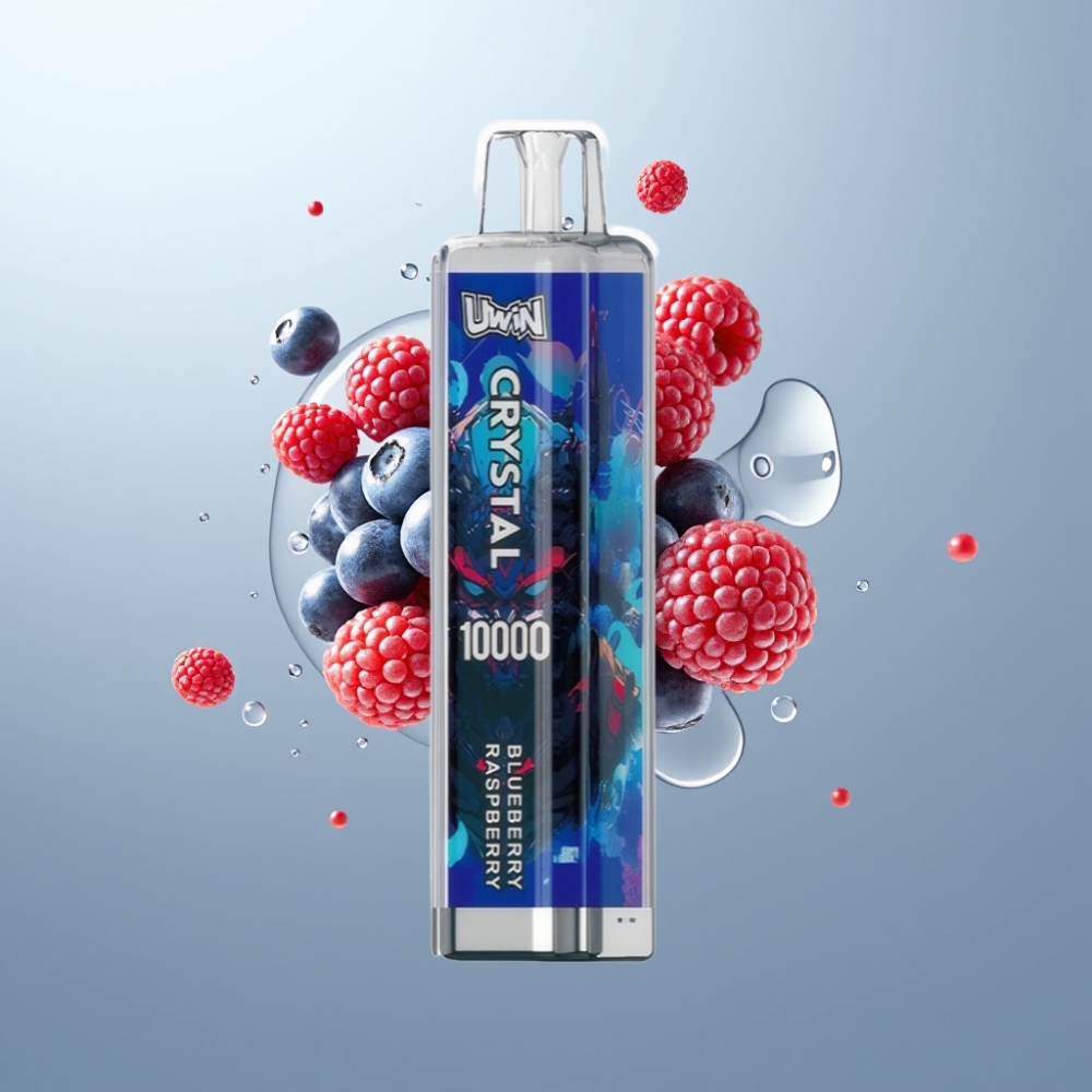 UWIN Crystal 10000 Puffs Disposable Vape (Mellenes-Aveņu, 18ml, 0.8 Ohm)