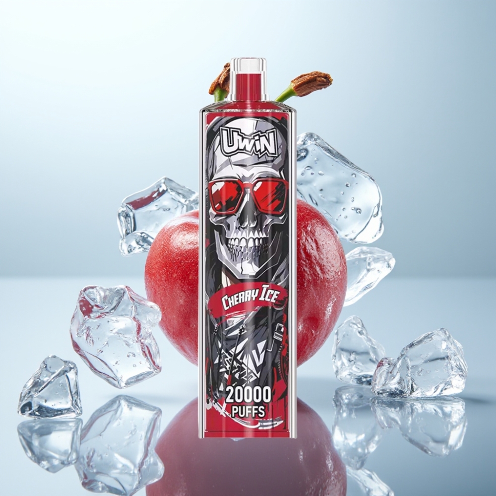 Uwin Shisha Hookah Crystal 20000 Piepūšanas Kiršu Ledus, 22ml, Type-C, 650 mAh
