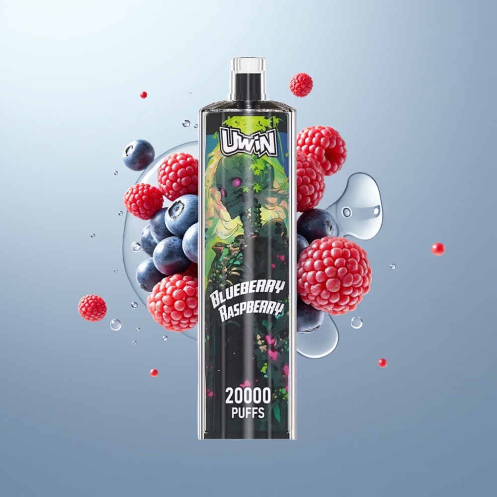 Uwin Shisha Hookah Crystal 20000 Puffs 22ml, Type-C, DTL, Zemenes Aveņu Garša