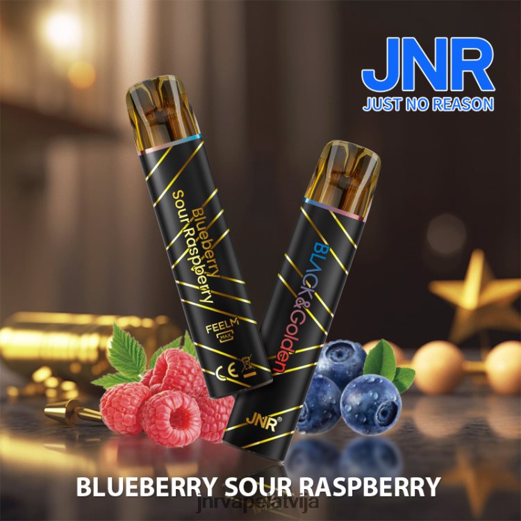 H2T4J274 JNR Vape Nicotine Content - jnr black & gloden melleņu skāba aveņu