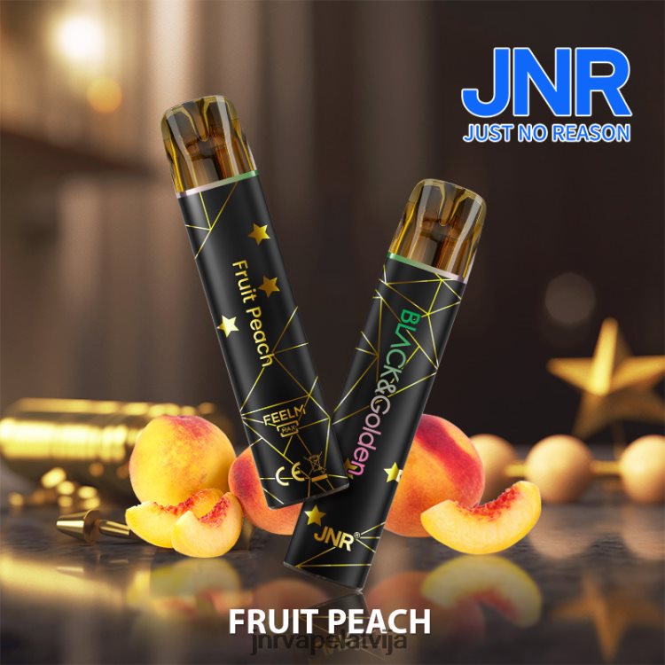 H2T4J275 JNR Vape - jnr black & gloden augļu persiks