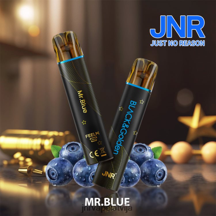 H2T4J278 JNR Vape Shop - jnr black & gloden mr.blue