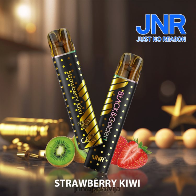 H2T4J284 JNR Vape Nicotine Content - jnr black & gloden zemeņu kivi