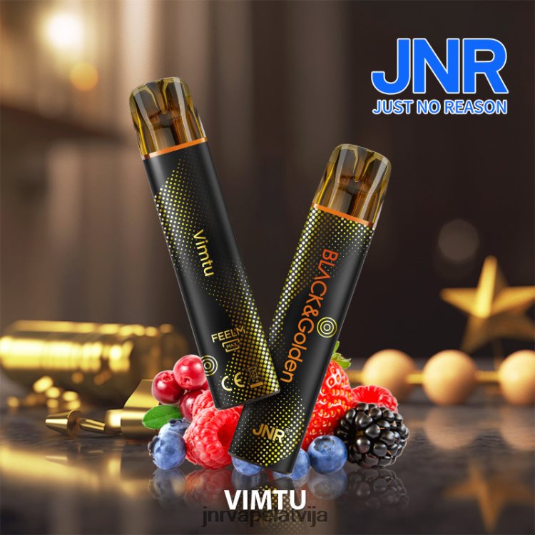 H2T4J286 JNR Vape Nicotine - jnr black & gloden vimtu