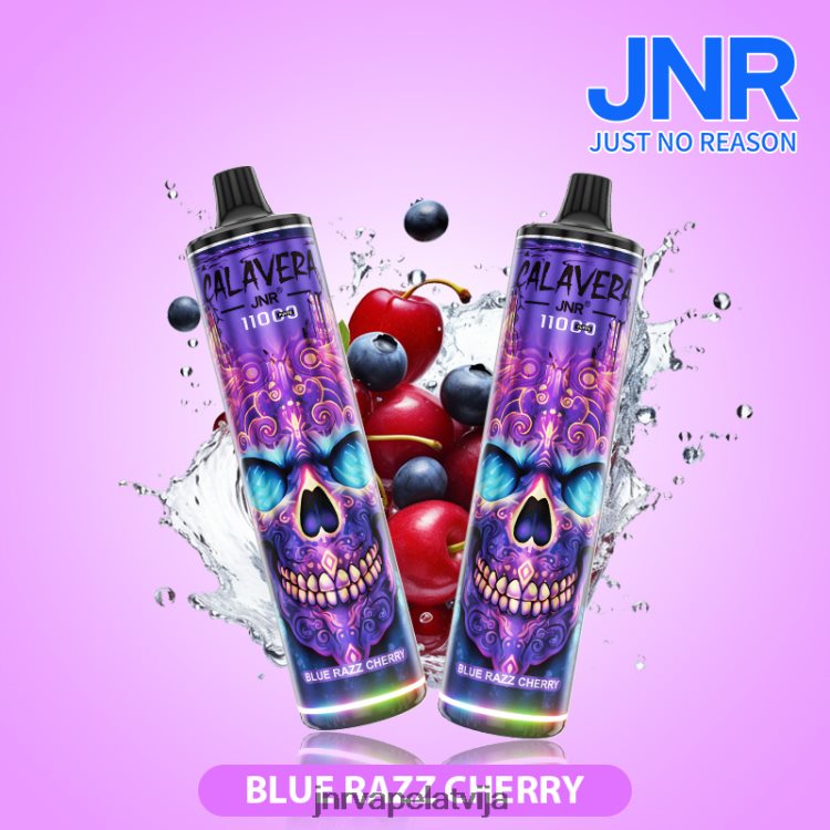 H2T4J299 JNR Vape Latvija - jnr calavera zils razz ķirsis