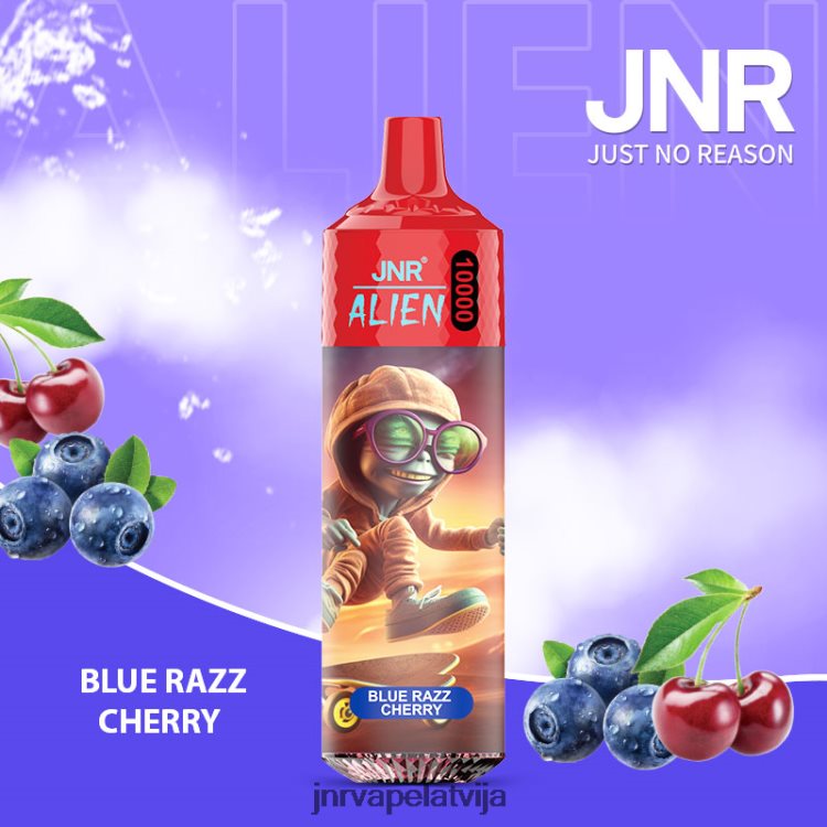 H2T4J140 JNR Vape Riga - jnr citplanētietis zils razz ķirsis