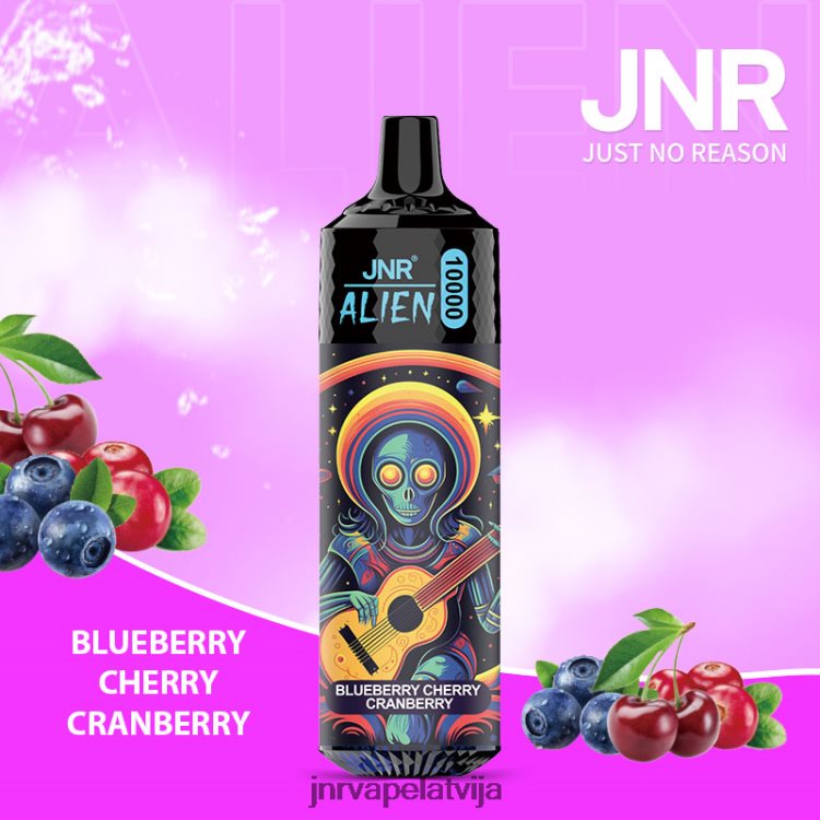 H2T4J154 JNR Vape Nicotine Content - jnr citplanētietis melleņu ķiršu dzērvenes