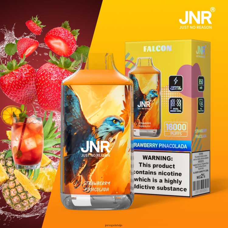 H2T4J202 JNR Vape Flavours - jnr piekūns zemeņu pinakolada