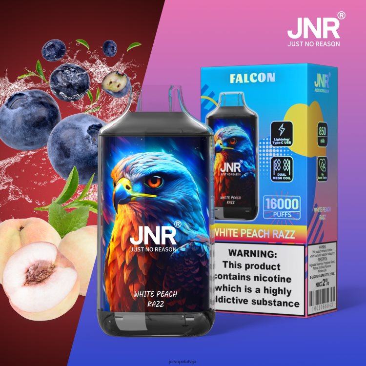 H2T4J232 JNR Vape Flavours - jnr piekūns balto persiku razz bez augļiem
