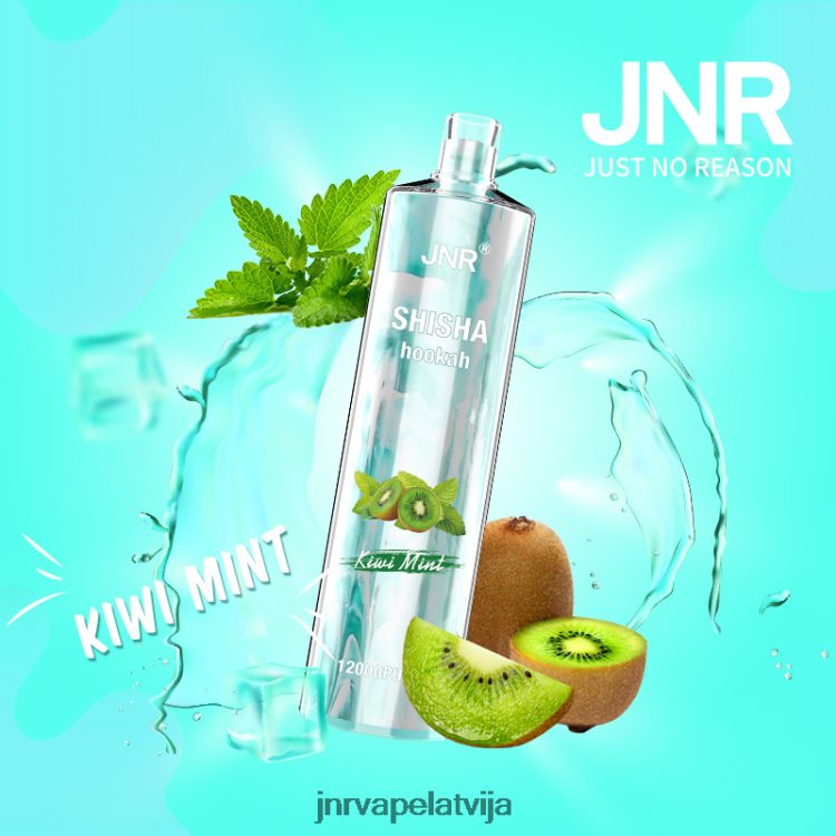 H2T4J169 JNR Vape Latvija - jnr shisha kivi piparmētra