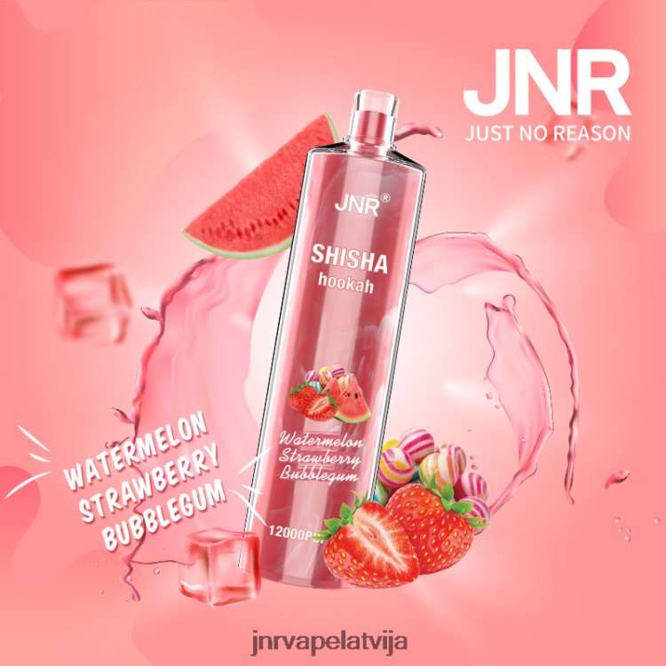 H2T4J184 JNR Vape Nicotine Content - jnr shisha arbūzu zemeņu burbulis