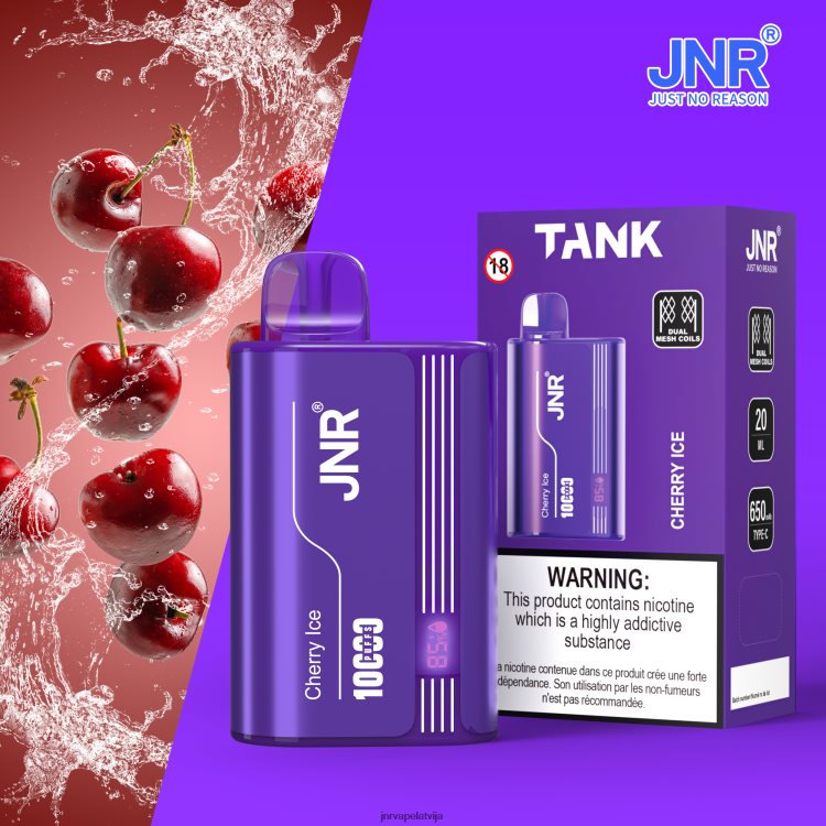 H2T4J23 JNR Vape Pods - jnr tvertne ķiršu ledus