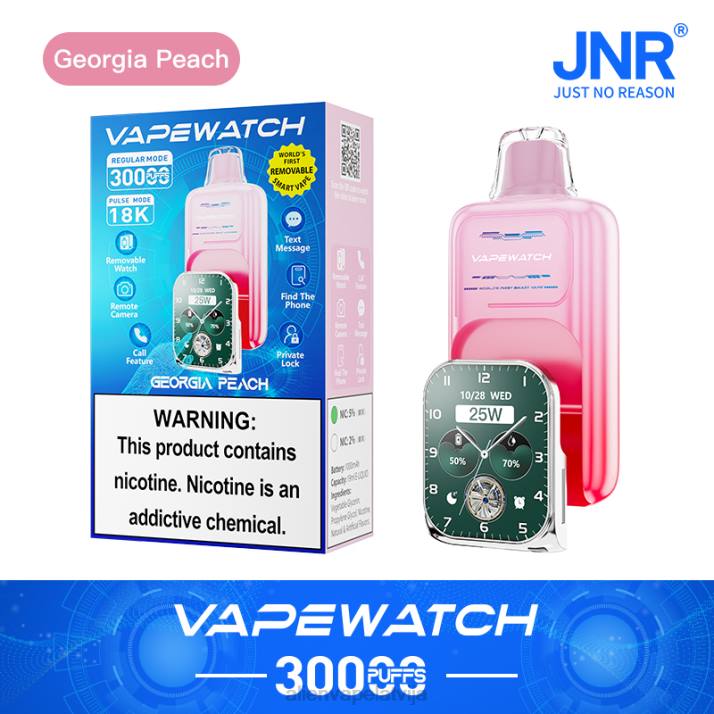 JNR vape pulkstenis Gruzijas persiks 62FT3 Jnr Vape Riga