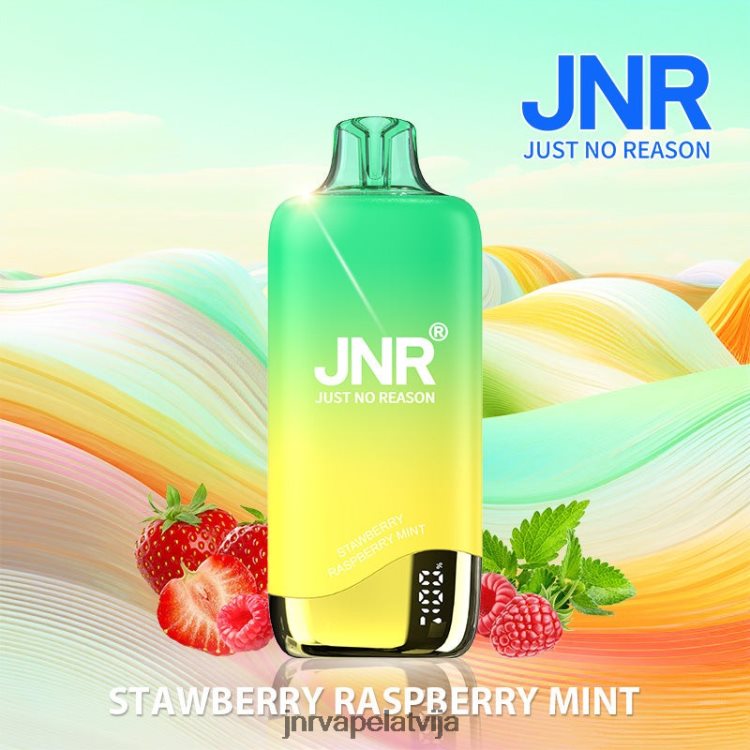 H2T4J268 JNR Vape Shop - jnr varavīksne zemeņu aveņu piparmētra
