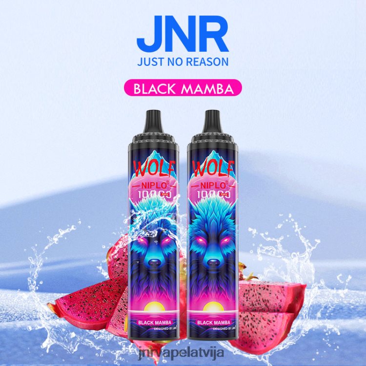 H2T4J342 JNR Vape Flavours - jnr vilks niplo melnā Mamba